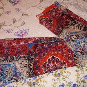 Beautiful We The Free People Retro Hippie Boho Jeans Pants Flare Wide Leg 31